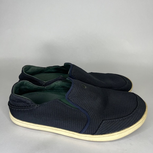 Olukai Nohea Mesh Slip On Shoes Men Size 9 Loafers Causal Comfort Sneakers Blue
